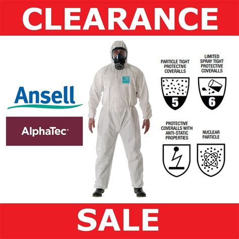 Ansell Alphatec 2000 Standard Type 5 6 Microporous Disposable Overalls