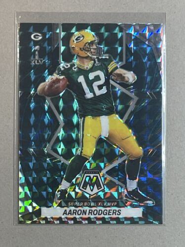 Panini Mosaic Aaron Rodgers Genesis Super Bowl Xlv Mvp No