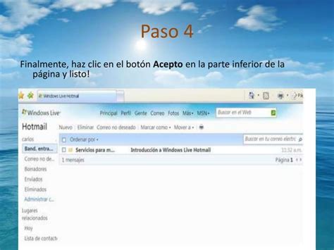 Como Crear Tu Correo De Hotmail Ppt Descarga Gratuita