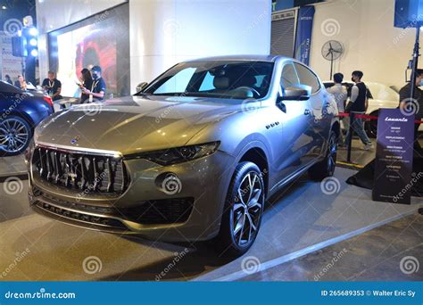 Maserati Levante Suv En Manila International Auto Show En Pasay