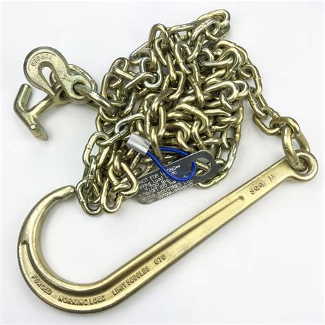 5 16x10FT G70 Mini J T Grab 15 J Hook Tow Chain Wesco Industries