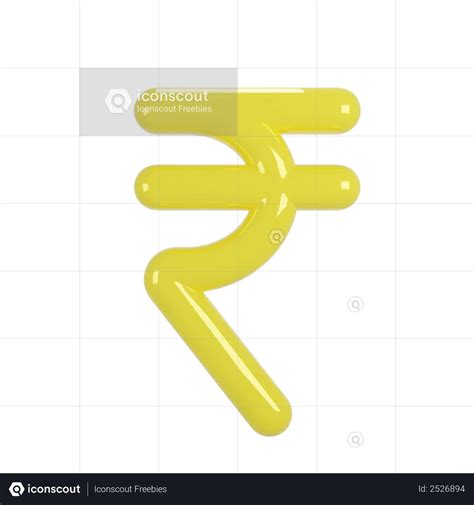 Rupee Sign 3D Illustration - Free Download Business 3D Illustrations ...