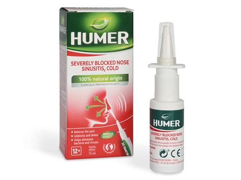 Humer Sinusitis Sprej Na Velmi Ucpaný Nos 15 Ml Magistracz