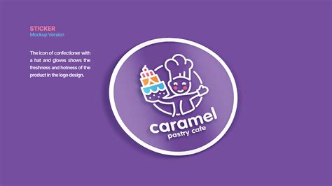 Caramel Pastry Cafe Logo And Brand Identity By Mouneskhah On Dribbble