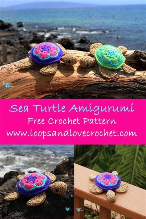 Sea Turtle Amigurumi Free Crochet Pattern Loops Love Crochet