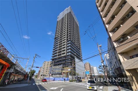 【福島】シエリアタワー大阪福島の建設状況 2023年11月 Urban Notes トシノヲト