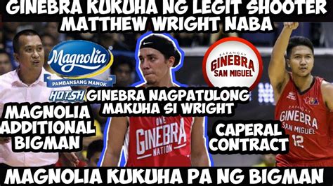 Pba Live Ginebra Matthew Wright Nagpapatulong Na Magnolia Isa Pang