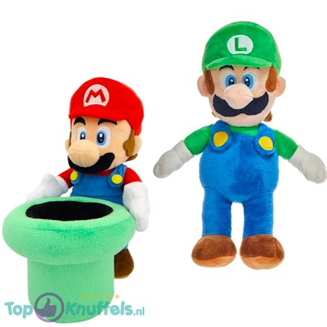 Super Mario Bros Met Warp Pipe Pluche Knuffel Kopen Topknuffels Nl