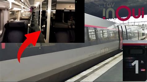 Compartiment 1ère Classe TGV Atlantique YouTube