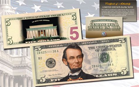 LINCOLN MEMORIAL NIGHT VERSION Genuine Legal Tender COLORIZED 2-Sided ...