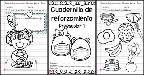 Cuaderno De Reforzamiento Para Preescolar Imagenes Educativas