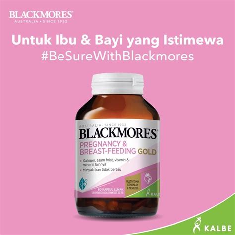 Jual Blackmores Pregnancy Breastfeeding Gold Isi Kapsul