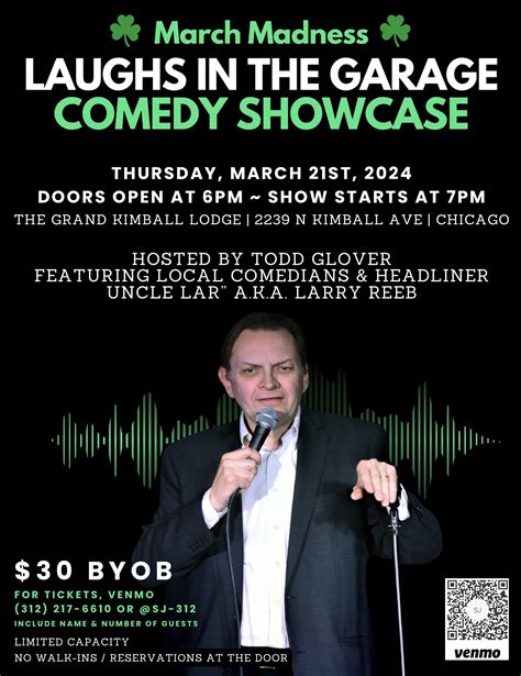 Comedy Shows — Todd Glover Comedy