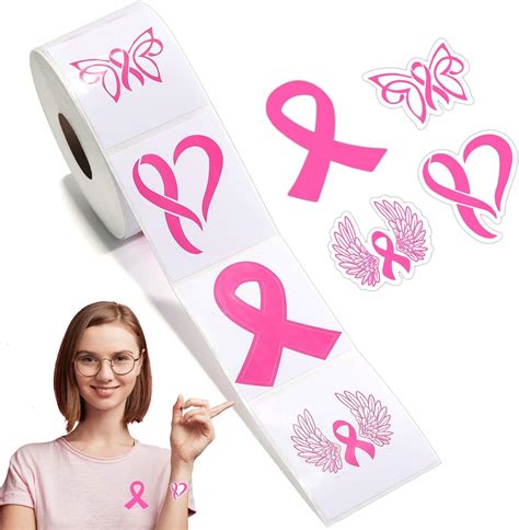 Amazon Large Pink Ribbon Stickers Pink Ribbon Stickers For