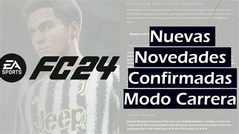 Ea Sports Fc 24 Nuevas Novedades Del Modo Carrera Confirmadas Youtube