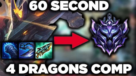 60 Second 4 Dragon Comp Aurelion Sol Carry Diamond Ionia Server