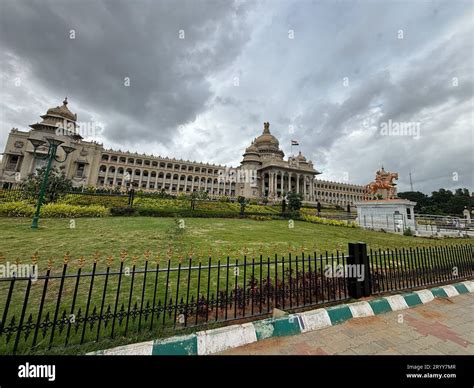 Vidhana soudha architecture view hi-res stock photography and images ...