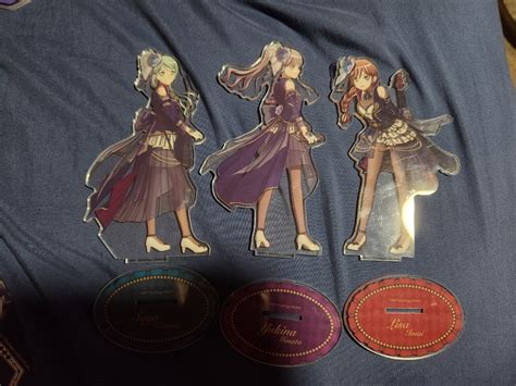 Bang Dream Bandori Roselia Lisa Imai Yukina Minato Sayo Hikawa Standees