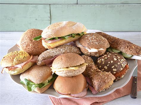 Lunchbox Gesorteerde Belegde Broodjes Echte Bakker Lenes Vleesmarkt