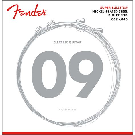 Fender Super Bullet Strings Nickel Plated Steel Bullet End Reverb