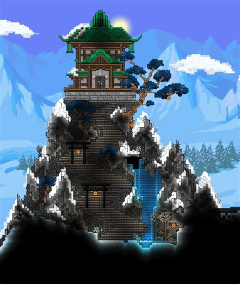 A Snowy Mountain Top Temple Rterraria