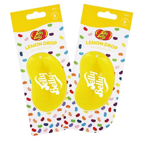 X Jelly Belly D Car Air Freshener Freshner Fragrance Scent Lemon