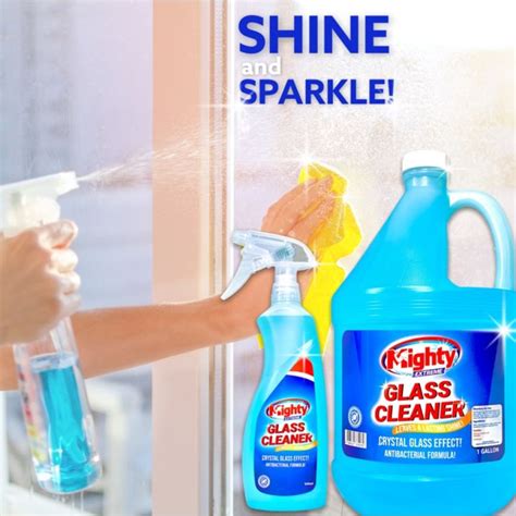 Mighty Glass Cleaner Antibacterial Gallon GLASS CLEANER GALLON