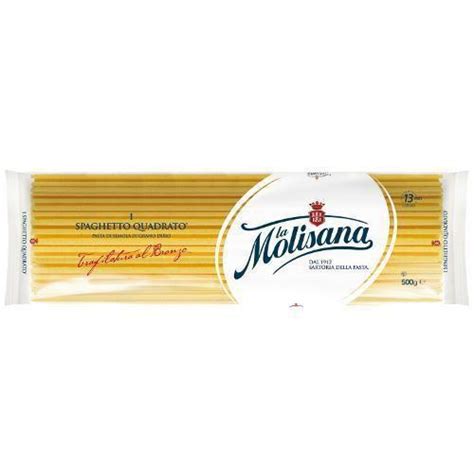 Massa Italiana La Molisana Spaghetto Quad Grano Duro 500g Massas