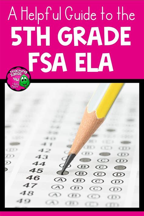 A Free Helpful Guide To The 5th Grade Fsa Ela Test Teaching Resources And Lesson Plans