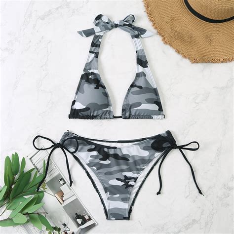 Tking Fashion Women Sexy Brazilian Bikini Piece Spaghetti Strap Top