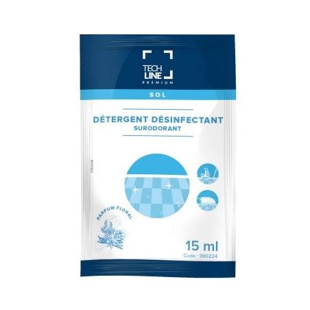 DETERGENT DESINFECTANT TECHLINE FLORAL 15ML