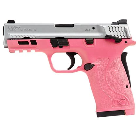 Smith And Wesson Mandp Shield Ez 380 Acp 36 Barrel Prison Pink Silver