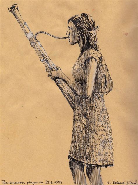 Bassoon Drawing at GetDrawings | Free download