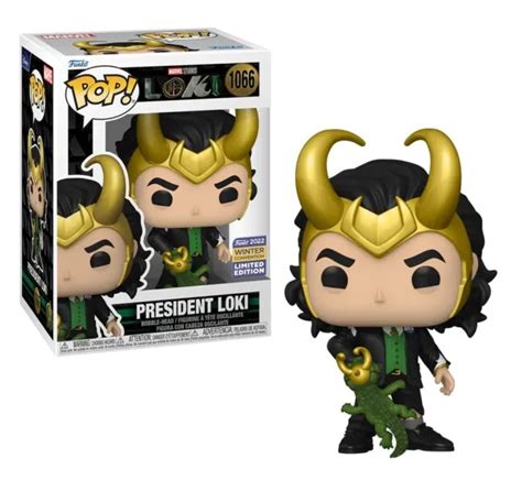 Funko Pop Marvel President Loki With Alligator 1066 2022 Winter Con