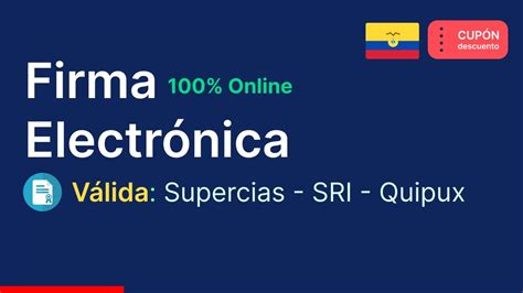 C Mo Sacar Firma Electr Nica Ecuador R Pido Y Seguro Youtube