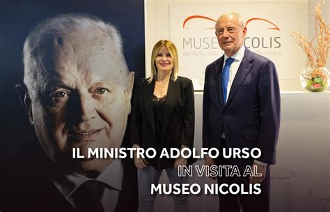 Il Ministro Adolfo Urso Al Museo Nicolis Museo Nicolis