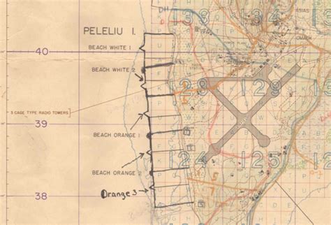 Peleliu Landing Beaches Battle Map – Battle Archives