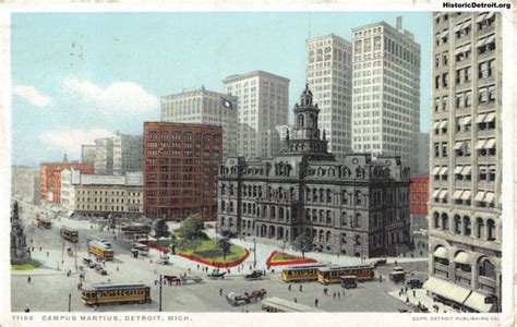 Campus Martius | Postcards — Historic Detroit