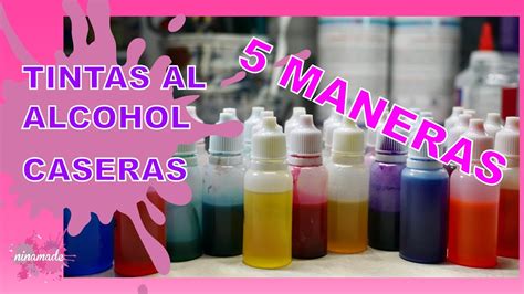 DIY 5 Ideas Increíbles Para Hacer Tintas al Alcohol Caseras Amazing