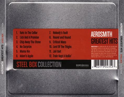 Caratulas De Cd De Musica Aerosmith Greatest Hits Steel Box