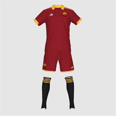 As Roma Home Kit Concept Adidas Pes Master Kit Creator Showcase