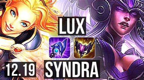 Lux Vs Syndra Mid Games K Mastery Kr Grandmaster