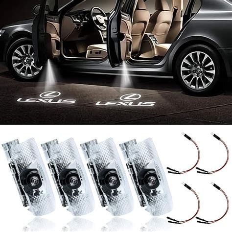 4 Pack LED Car Door Logo Light Projector Welcome Laser Lights Car Door