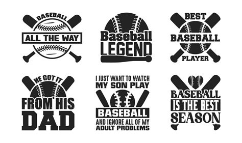 Premium Vector Baseball T Shirt Design Bundle Baseball Shirt Vector