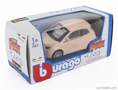 Burago Ros Scale Fiat E Full Electric Pink