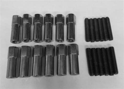 Small Block Ford Sbf Chrome Valve Cover Bolt Set 289 302 351w 12 Pieces Ebay