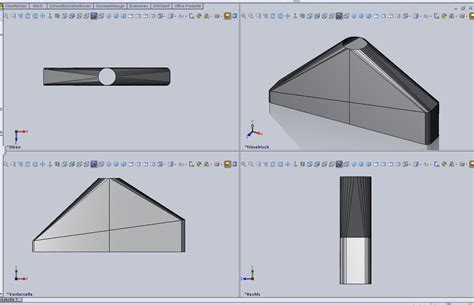 Trichter Als Blechteil Mit Abwicklung DS SolidWorks SolidWorks