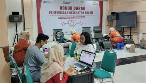 Rangkaian Hut Ke Pegadaian Kanwil Xii Surabaya Gelar Donor Darah