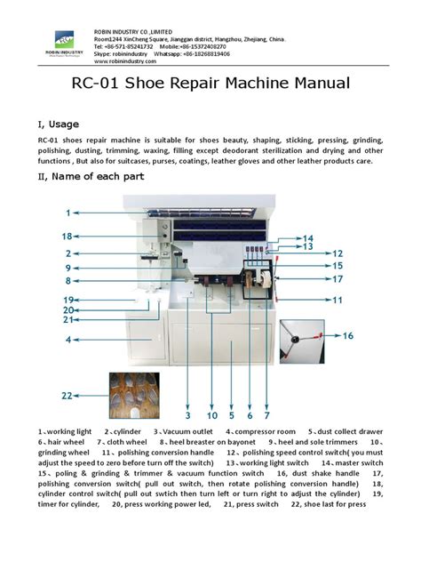 Machine Repair Manual Reset Instructions