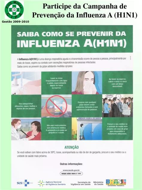 Ppt Participe Da Campanha De Preven O Da Influenza A H N